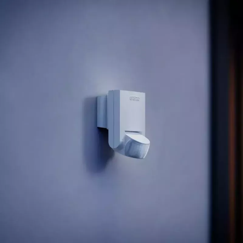 Sensor infrarrojo pasivo STEINEL IS 130-2 con cable pared blanco
