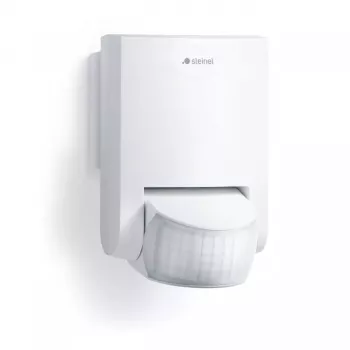 Sensor infrarrojo pasivo STEINEL IS 130-2 con cable pared blanco