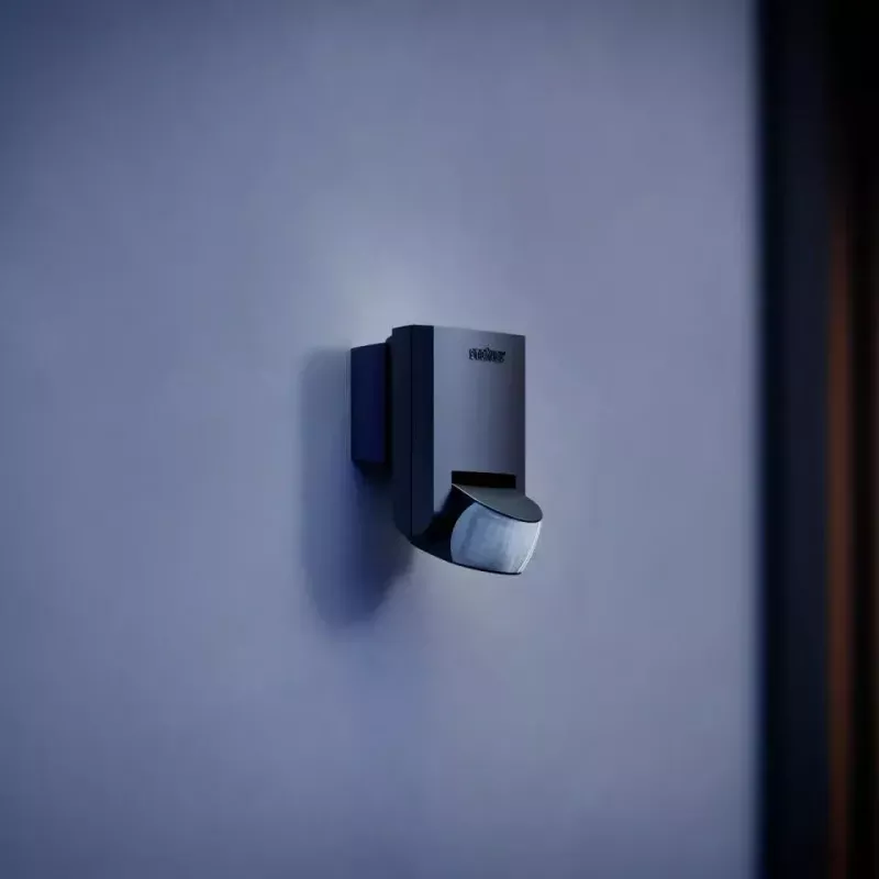 Sensor infrarrojo pasivo STEINEL IS 130-2 con cable pared negro