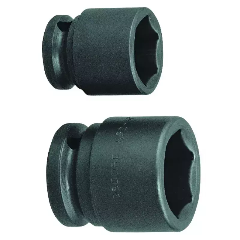 Gedore 1560557 vaso de impacto, 1/2 in, hexagonal, 30 mm