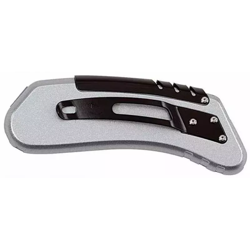 Cúter Stanley 0-10-810 negro metálico con hoja recambiable