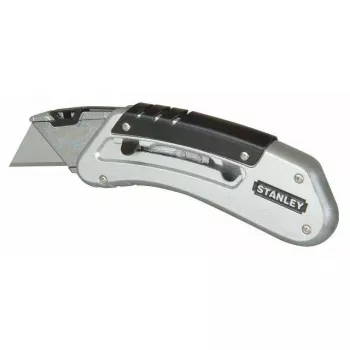 Cúter Stanley 0-10-810 negro metálico con hoja recambiable