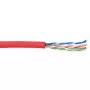 Cable de red ACT CAT5E U/UTP flexible rojo 100 m