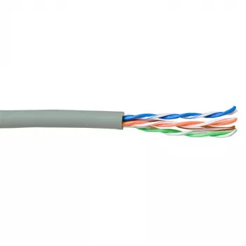 Cable de red ACT CAT5E U/UTP flexible gris 100 m