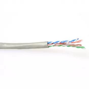 Cable de red ACT CAT6 U/UTP flexible marfil 100 m