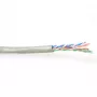 Cable de red ACT CAT6 U/UTP flexible marfil 100 m