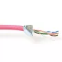Cable de red ACT CAT5E F/UTP LSZH flexible rojo 100 m