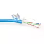 Cable de red ACT CAT5E F/UTP LSZH flexible azul 100 m