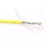 Cable de red ACT CAT5E F/UTP LSZH flexible amarillo 100 m