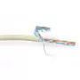 Cable de red ACT CAT5E F/UTP LSZH flexible marfil 100 m