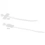 ACT Bridas - para marcadores de cables, longitud 200 mm, ancho 2,5 mm