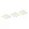 ACT Soporte para bridas autoadhesivo, ancho máximo 5,50 mm, transparente, nailon, 100 uds.