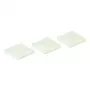 ACT Soporte para bridas autoadhesivo, ancho máximo 5,50 mm, transparente, nailon, 100 uds.
