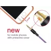 Cable de audio 3,5 mm DeLOCK 85599 2 m morado