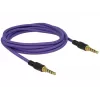 Cable de audio 3,5 mm DeLOCK 85599 2 m morado
