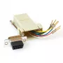 Adaptador ACT montable Heavy-Duty RJ-45 hembra a D-Sub hembra de 9 pines
