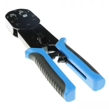 Herramienta de crimpado modular ACT para conectores RJ45 pasantes