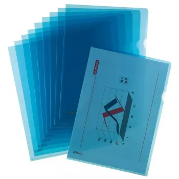 Carpeta polipropileno (PP) Herlitz 50009107 azul A4