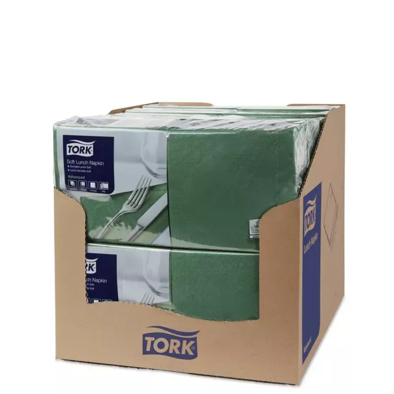 Servilletas Tork 150 Soft verde 150 uds.