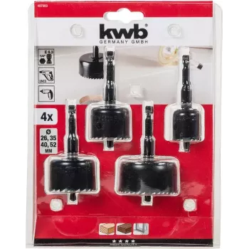 Juego de sierras de corona KWB 497900 atornillador inalámbrico