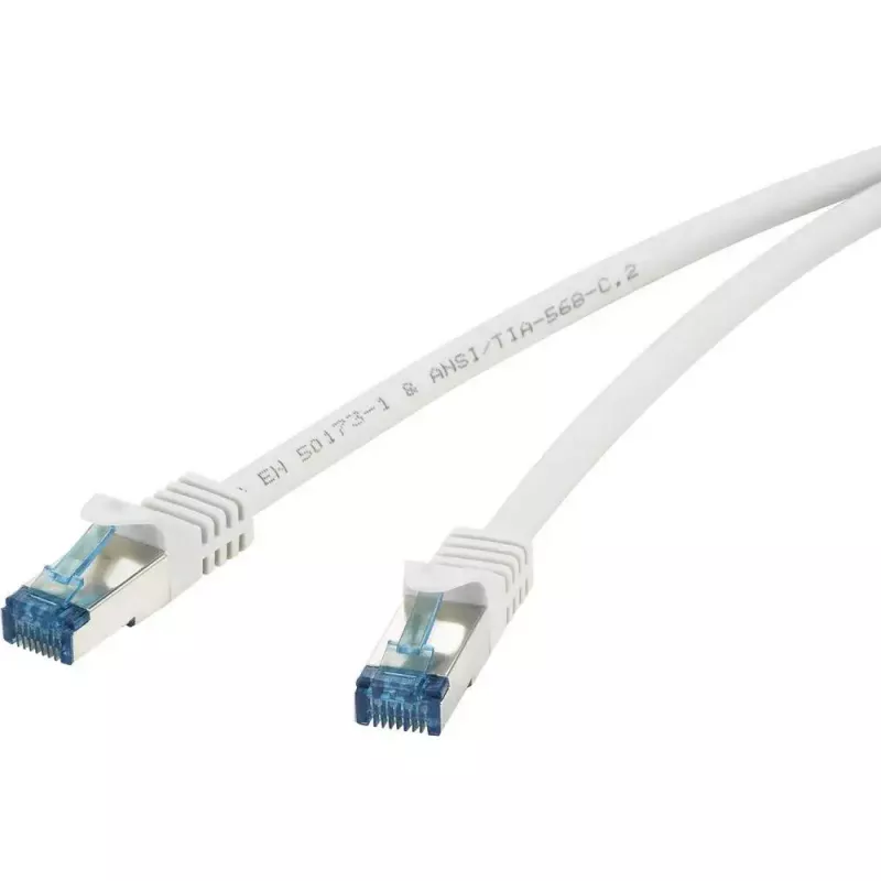 Cable de red Renkforce RF-3829278 3 m Cat6a S/FTP gris