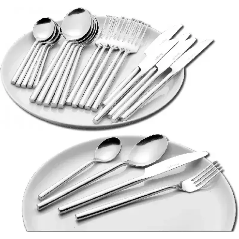 Set de cubiertos de mesa Esmeyer 142-034 30 uds. acero inoxidable blanco