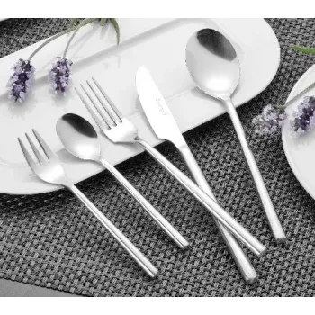 Set de cubiertos de mesa Esmeyer 142-034 30 uds. acero inoxidable blanco