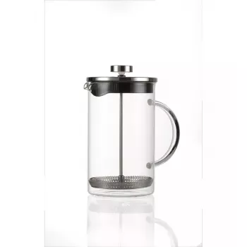 Prensa francesa Ritzenhoff & Breker Rio 0,8 L Negro Plata Transparente