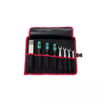 Maletín de piezas pequeñas Parat 5990826991 piel negro rojo