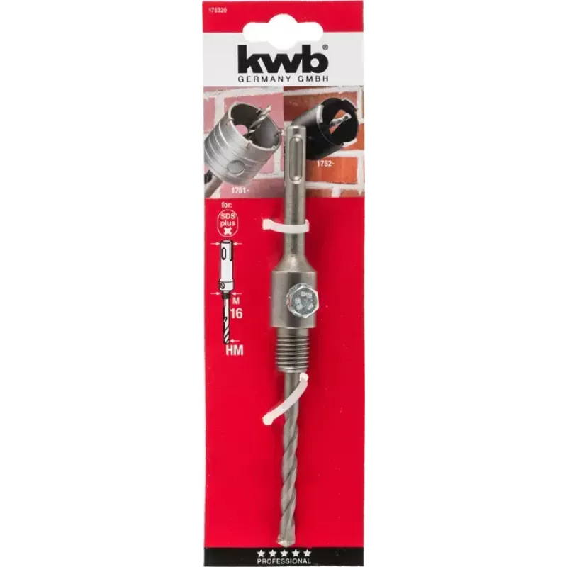 Broca KWB 175320 SDS Plus Plata 1 ud.