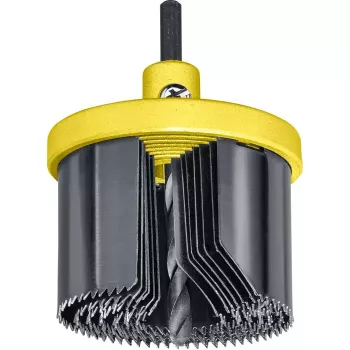 Set de sierras de corona KWB 599100 7 piezas 6,3 cm para madera y plástico