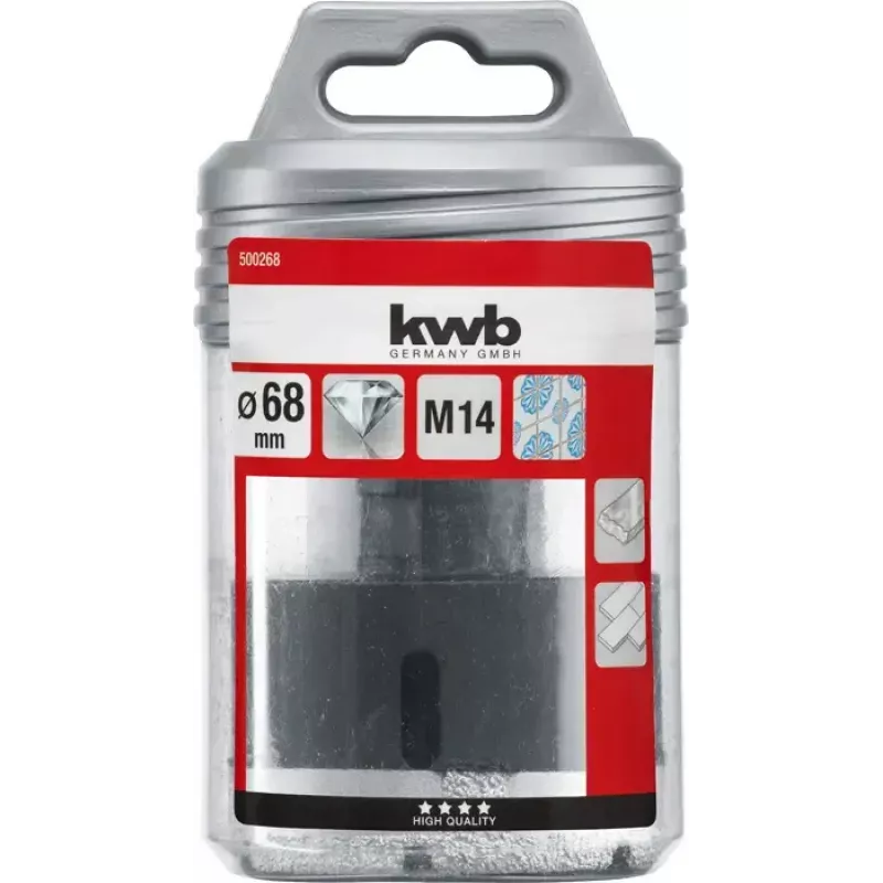 Sierra de corona KWB 500268 para amoladora angular 6,8 cm cerámica