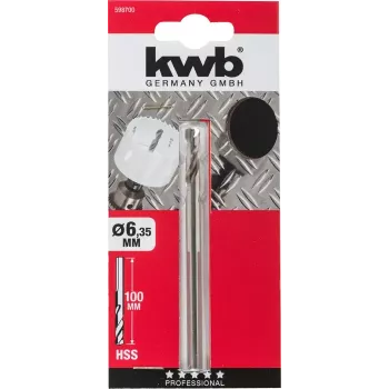 Broca de centrar KWB 598700 giro a la derecha
