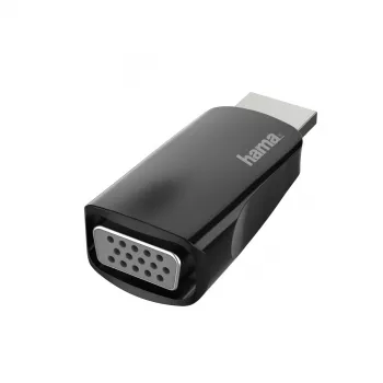 Adaptador de cable Hama 00200344 HDMI VGA negro