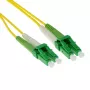 ACT 1,5 m LSZH Monomodo 9/125 OS2 cable de conexión de fibra óptica dúplex con conectores LC/APC8