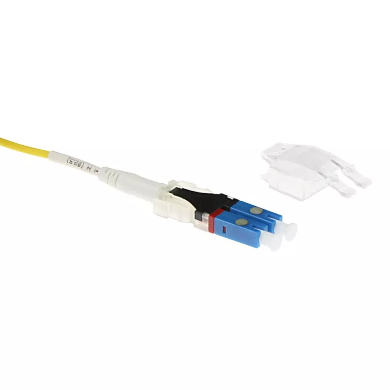 ACT 12 m Monomodo 9/125 OS2 cable de fibra óptica Polarity Twist con conectores LC