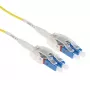 ACT 0,25 metros Monomodo 9/125 OS2 cable de fibra óptica Polarity Twist con conectores LC