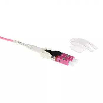 ACT 3 metros Multimodo 50/125 OM4 cable de fibra óptica Polarity Twist con conectores LC