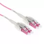 ACT RL8451 cable de fibra óptica multimodo OM4, LC, 1,5 m, LSZH, violeta
