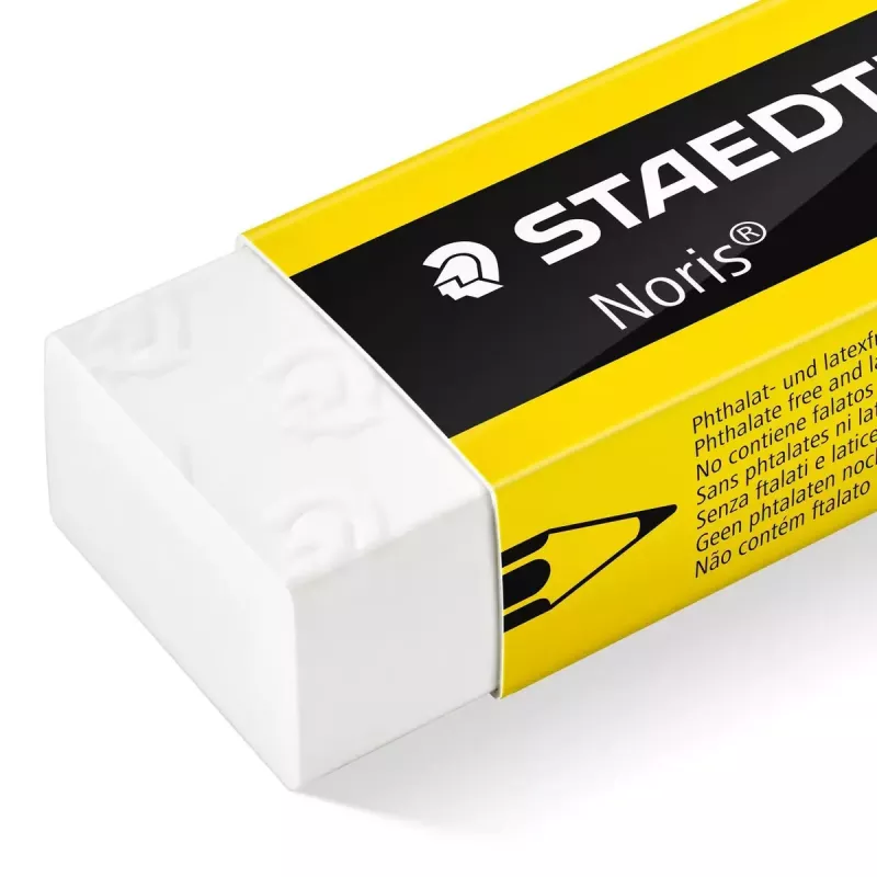 Goma de borrar Staedtler Noris Blanco 1 unidad