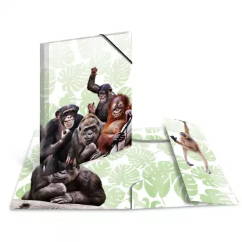 Carpeta de archivo convencional HERMA Monkey Gang Polipropileno A3