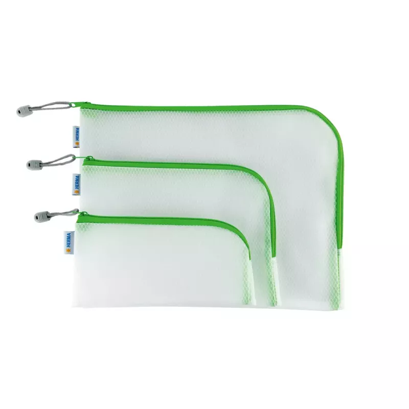 Estuche escolar rígido HERMA 20010 Verde Transparente