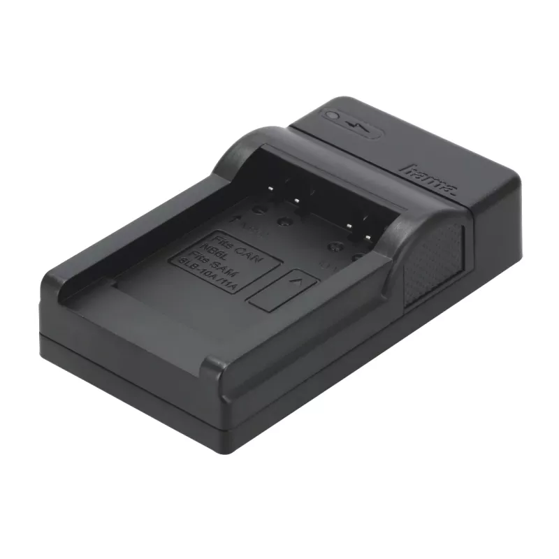 Cargador de batería Hama Travel USB para batería de cámara digital