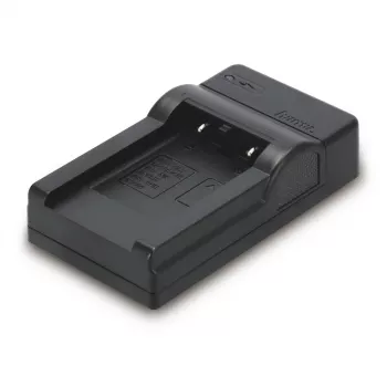 Cargador de batería Hama Travel USB para batería de cámara digital