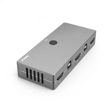 Conmutador KVM Hama 00200135 USB HDMI 4K Ultra HD
