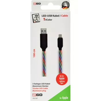 Cable Lightning 2GO 797147 1m Multicolor