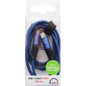 Cable Lightning 2GO 797196 1 m Azul USB-C