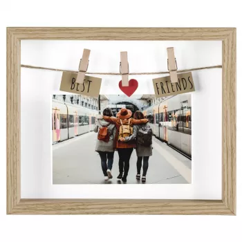 Marco de fotos individual Hama Best Friends roble MDF 1 ud.