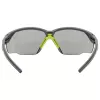 uvex suXXeed 9181281 gafas de protección, lente gris, policarbonato, montura antracita/lima