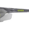 uvex suXXeed 9181281 gafas de protección, lente gris, policarbonato, montura antracita/lima